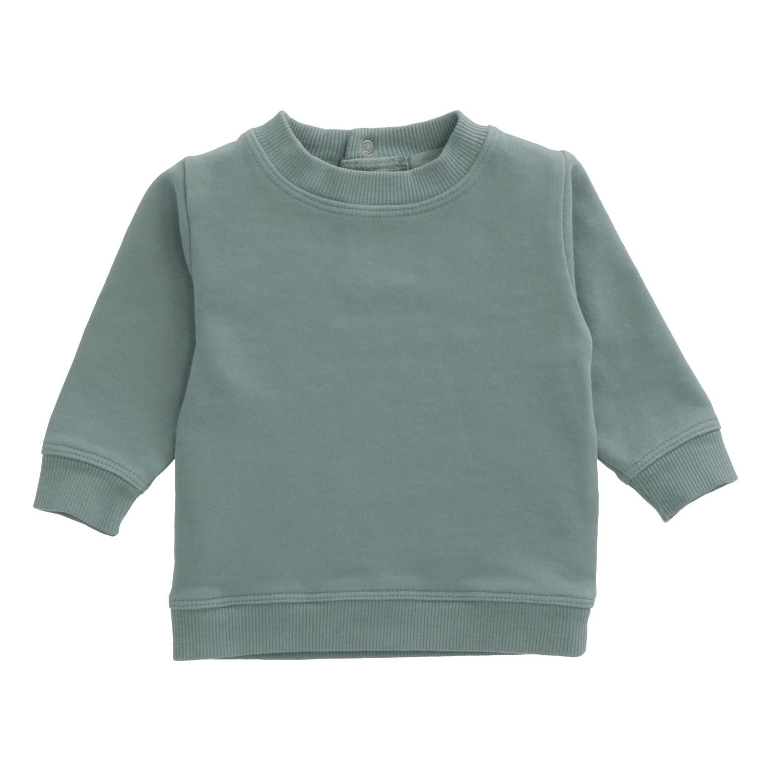 Heart of Gold - Sobuk Organic Cotton Sweatshirt - Celadon Blue | Smallable