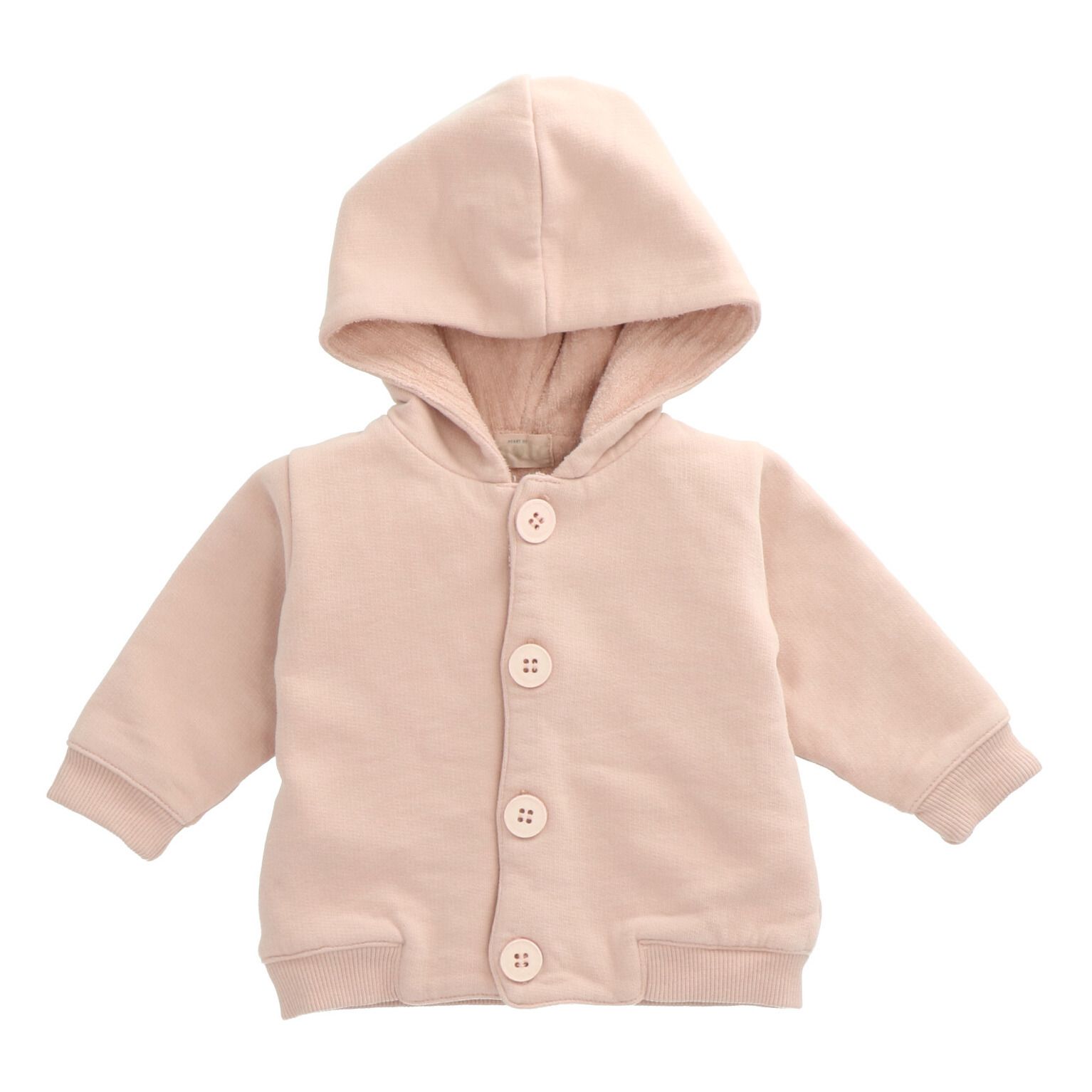 Heart of Gold - Veste Coton Bio Vonder - Fille - Rose pâle