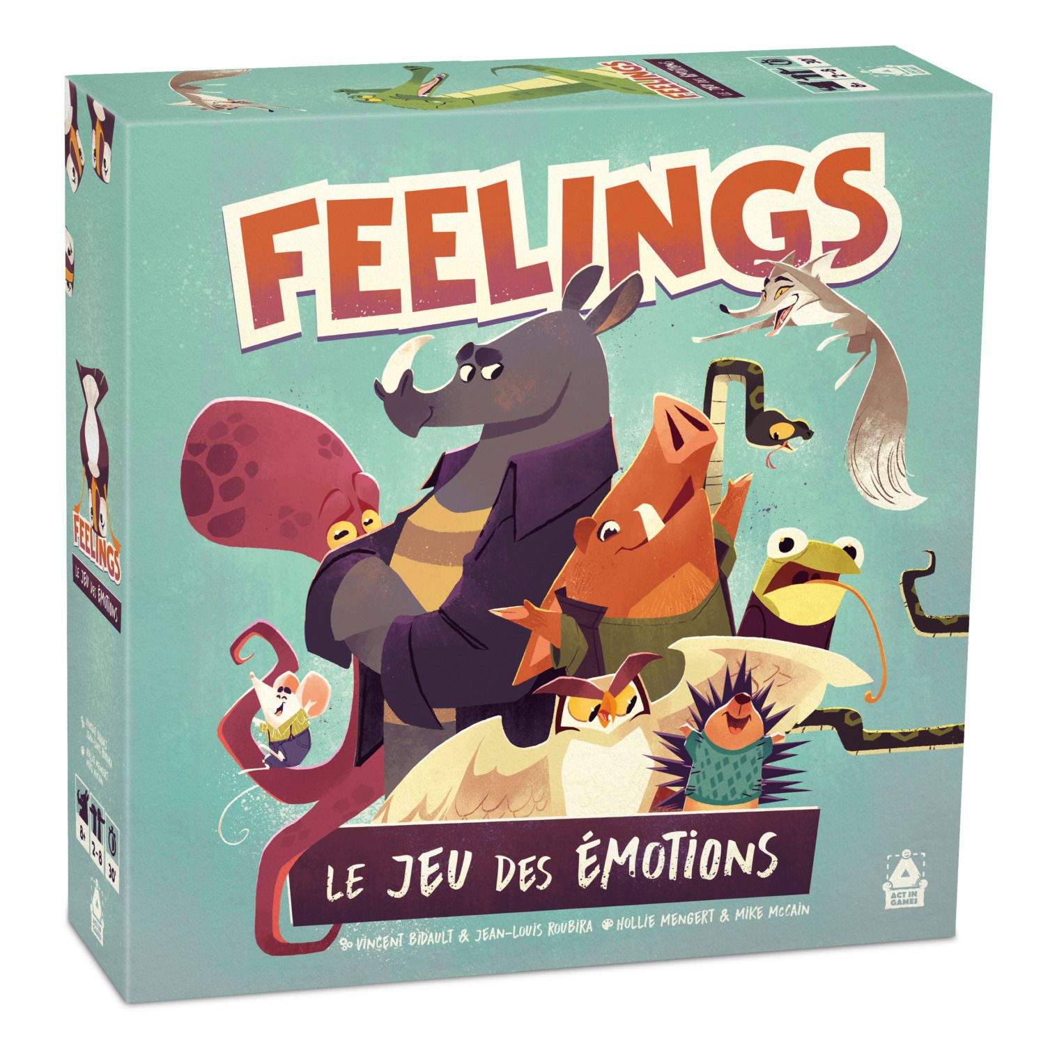 Blackrock Games - Feelings - Le jeu des émotions - Multicolore