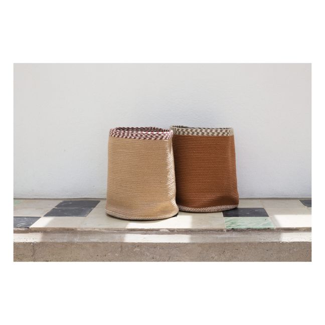 Susa Storage Basket - Smallable x Lorena Canals | Taupe brown