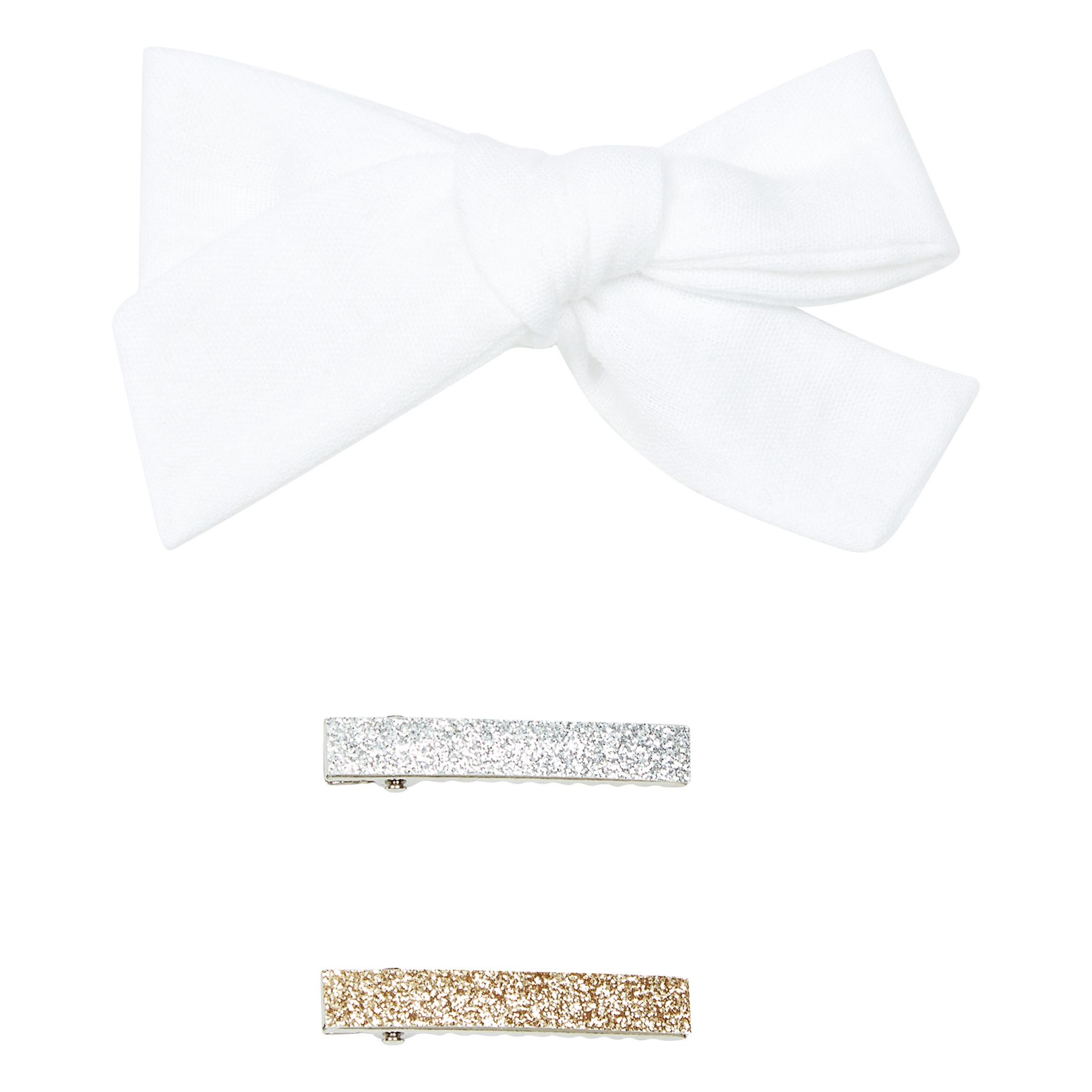 Five / Eleven - Set 3 Barrettes Forever - Fille - Blanc