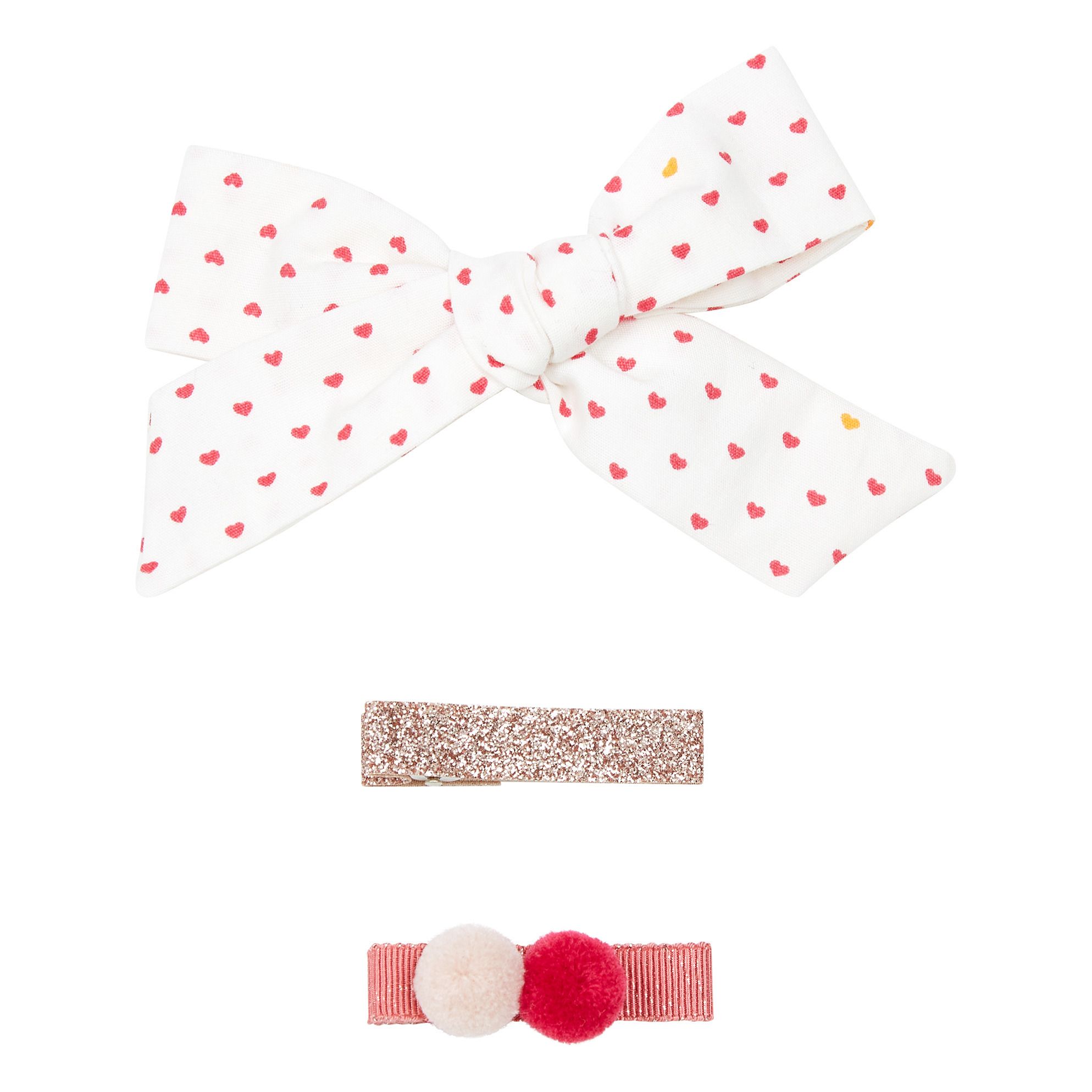 Five / Eleven - Set 3 Barrettes Forever - Fille - Ecru