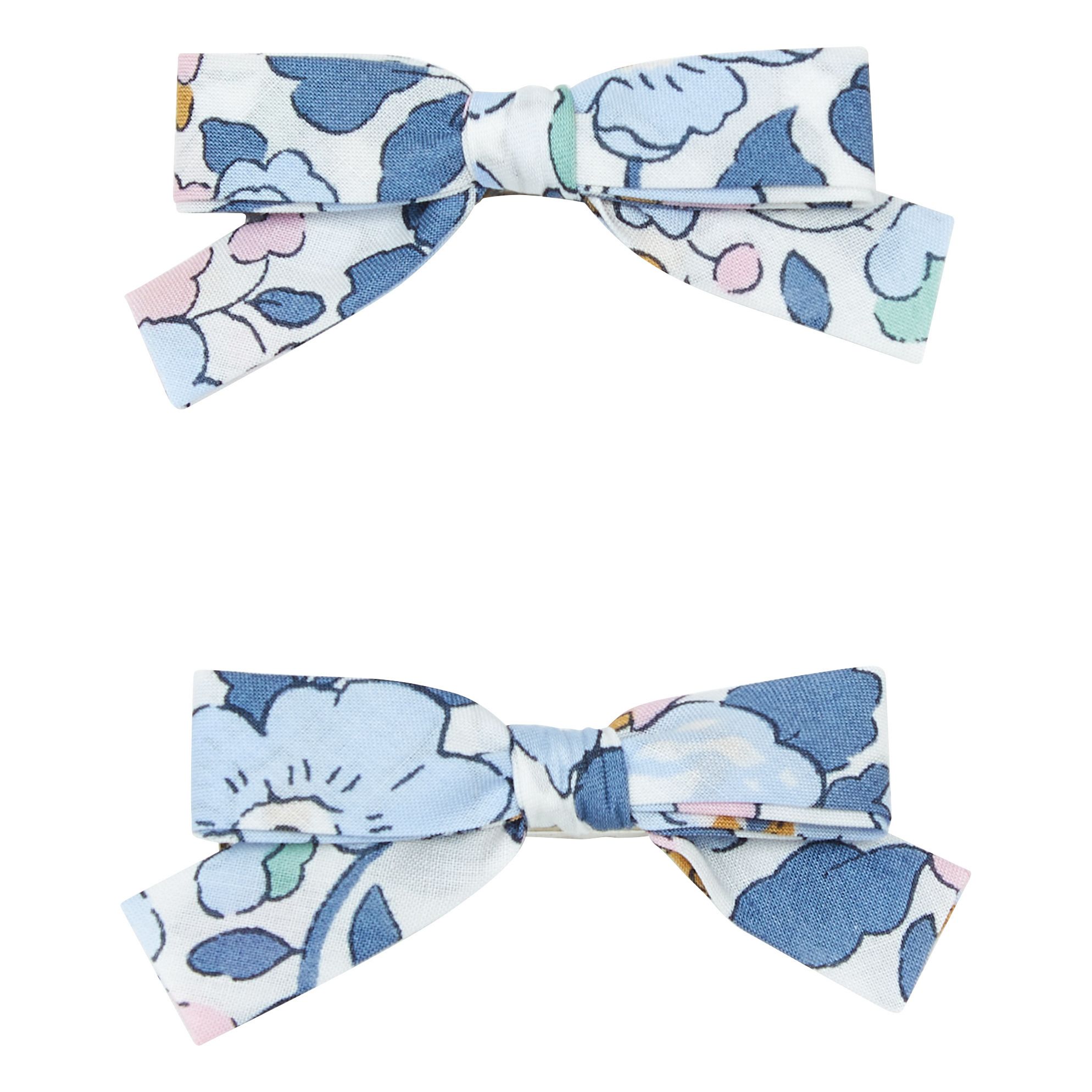 Five / Eleven - Set 2 Barrettes Liberty - Fille - Bleu