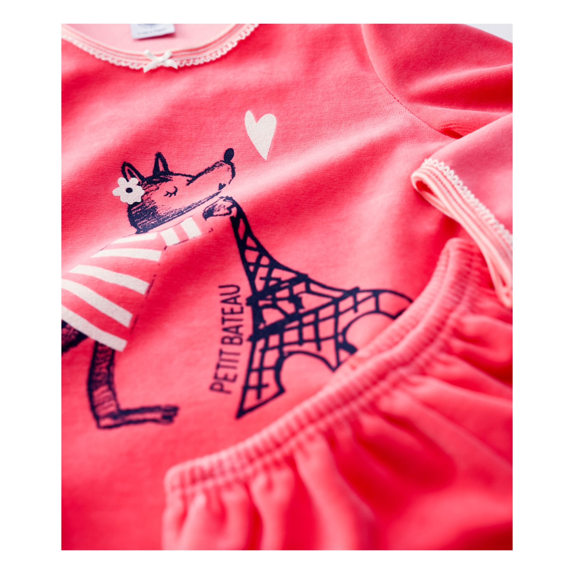 Tunis Velvet Pyjama Set Pink- Product image n°1