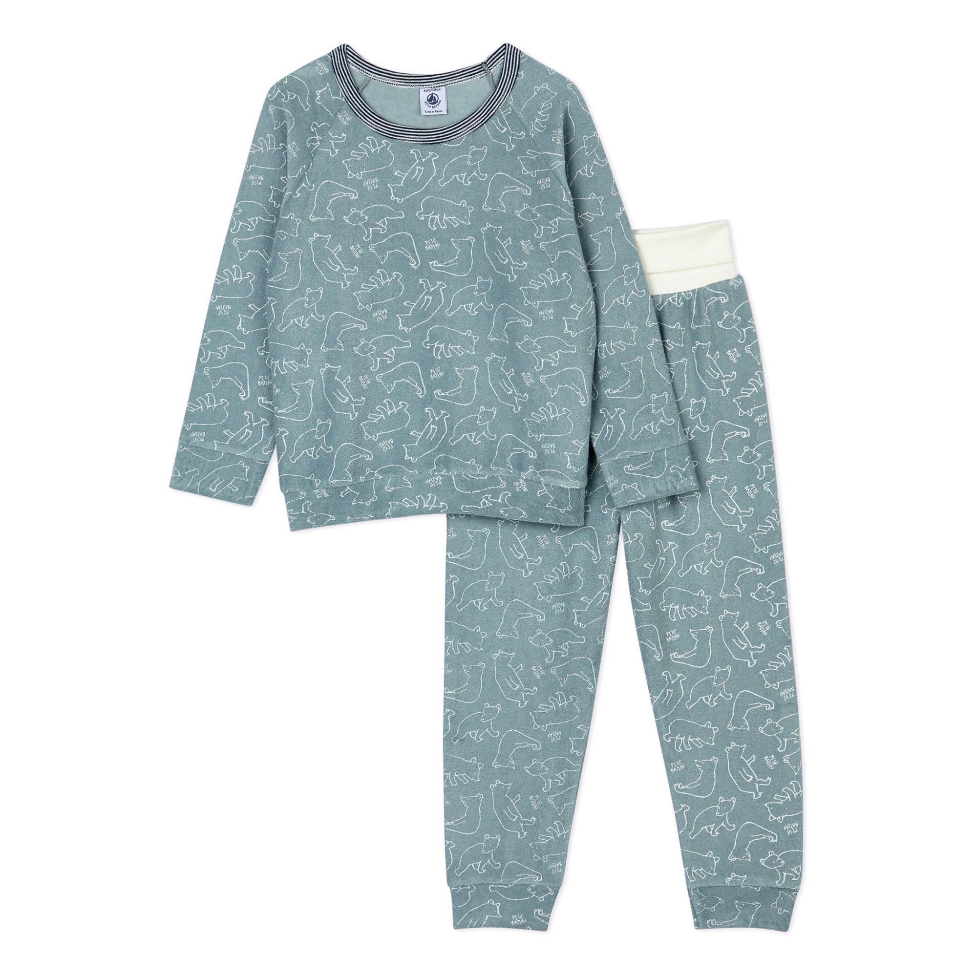 Tropical Pyjama Set Grey- Product image n°0