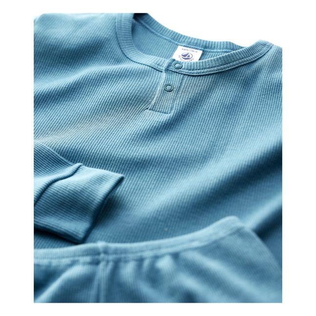 Pyjama-Set Tropezie Blau