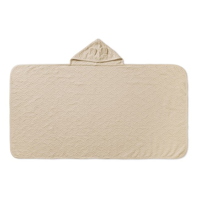 Organic Cotton Bunny Bath Towel | Beige