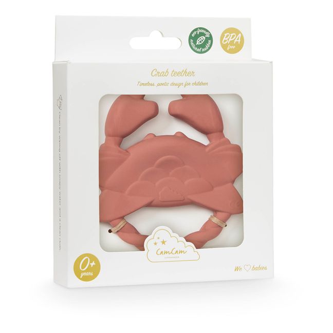 Anello da dentizione Crabe | Terracotta