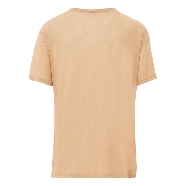 Baserange - Loose Bamboo T-shirt - Nude | Smallable