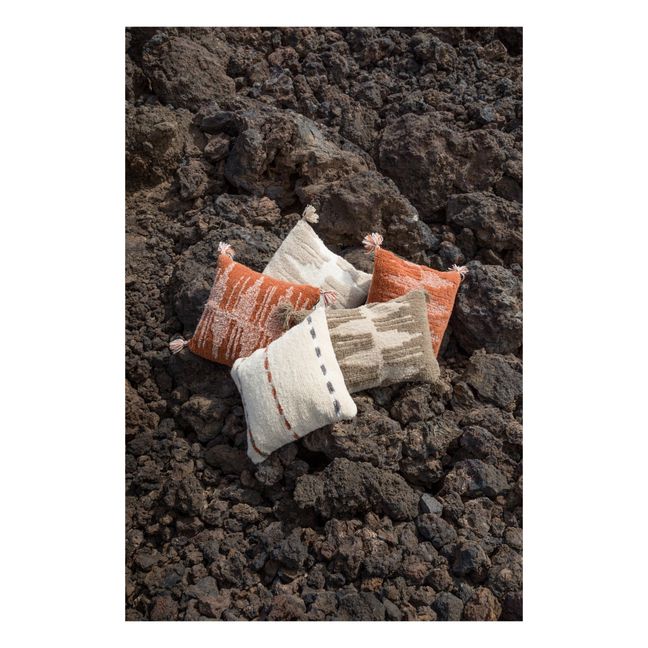 Zagros Square Cushion - Smallable x Lorena Canals | Terracotta