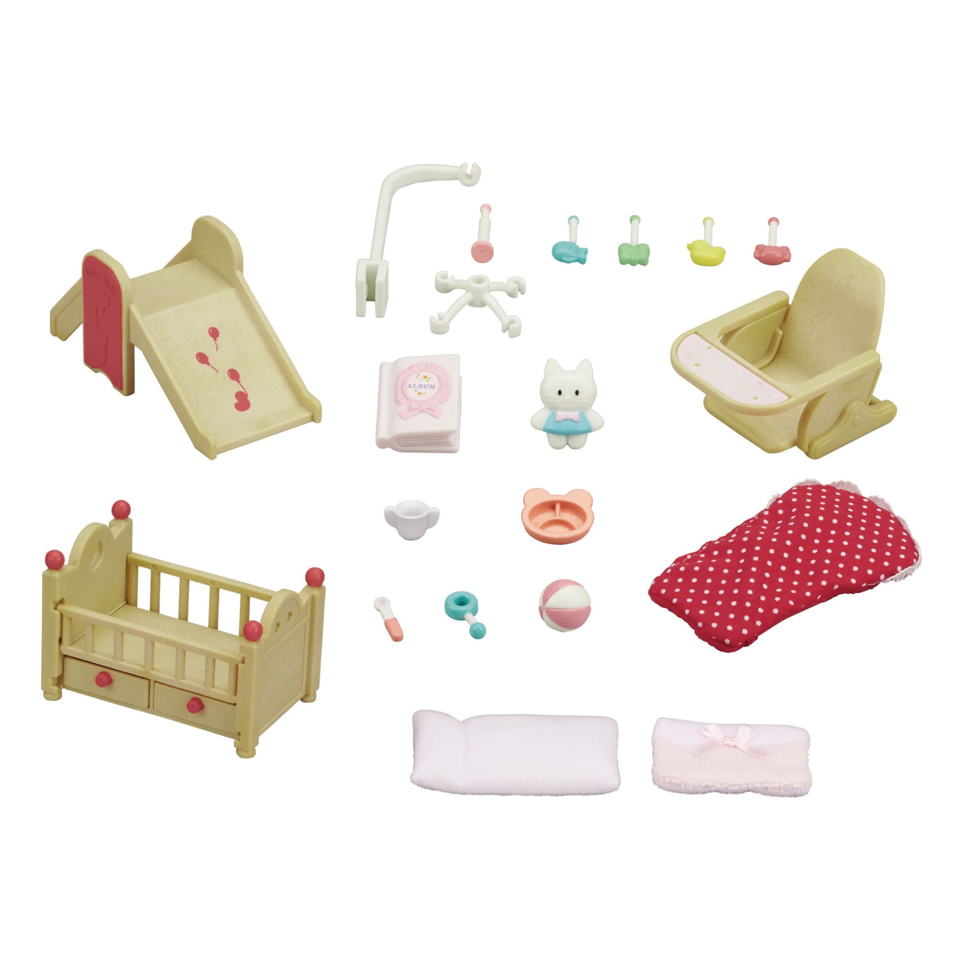 Sylvanian - Le set de chambre bébé - Multicolore