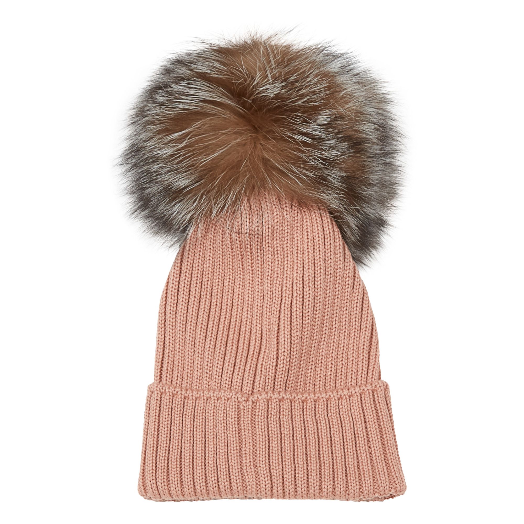 Pompom Beanie Pale pink- Product image n°1