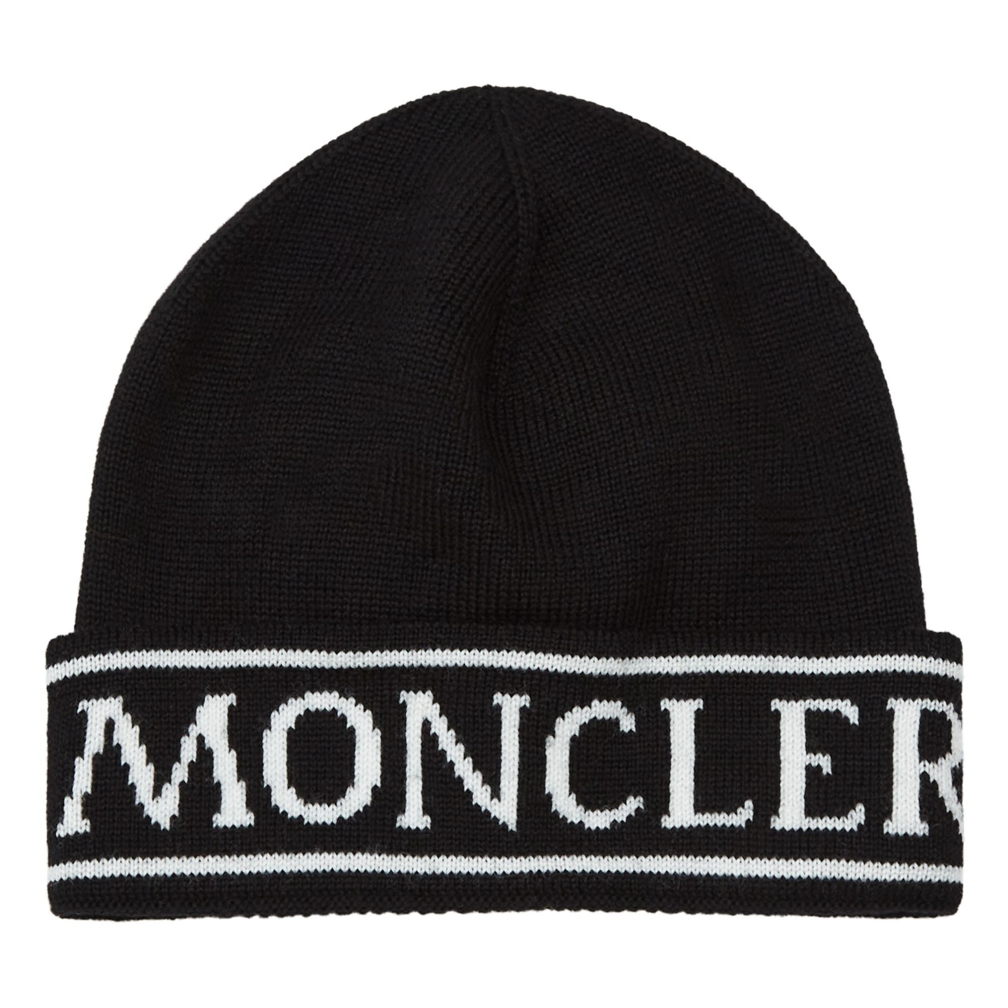 Moncler - Bonnet Laine Moncler - Fille - Noir