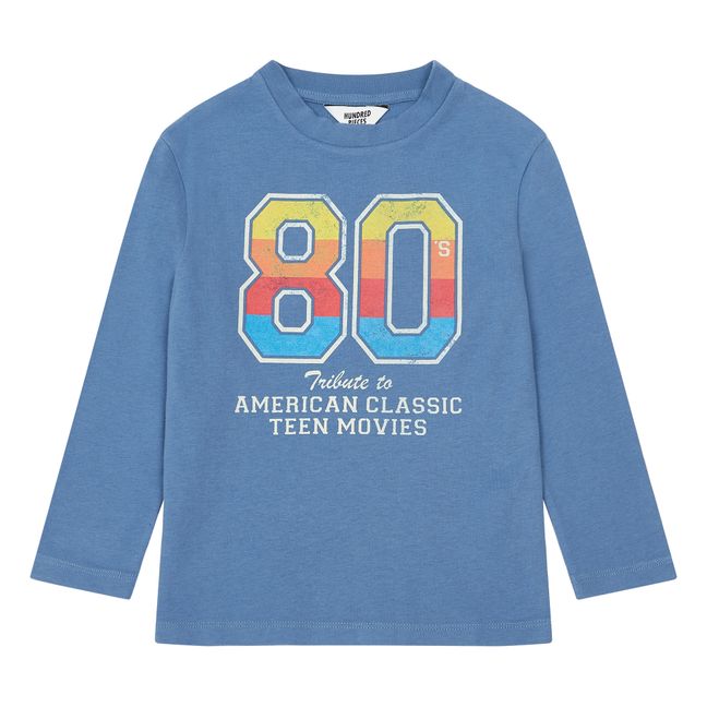 T-Shirt in cotone bio 80's Denim