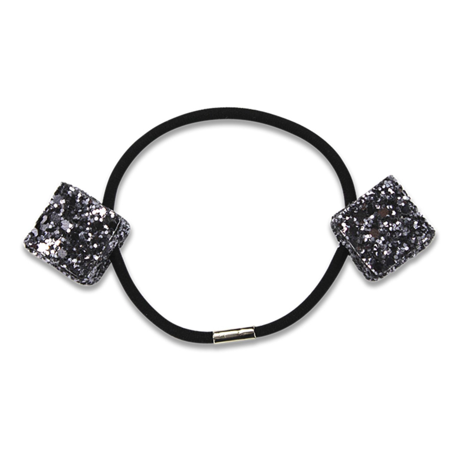 Milk x Soda - Chouchou Cubes - Fille - Argenté