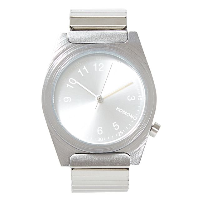 Komono x Smallable exclusivität - Rizzo Metal Uhr | Silber