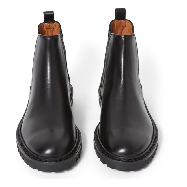 7488 Chelsea Leather Boots | Black