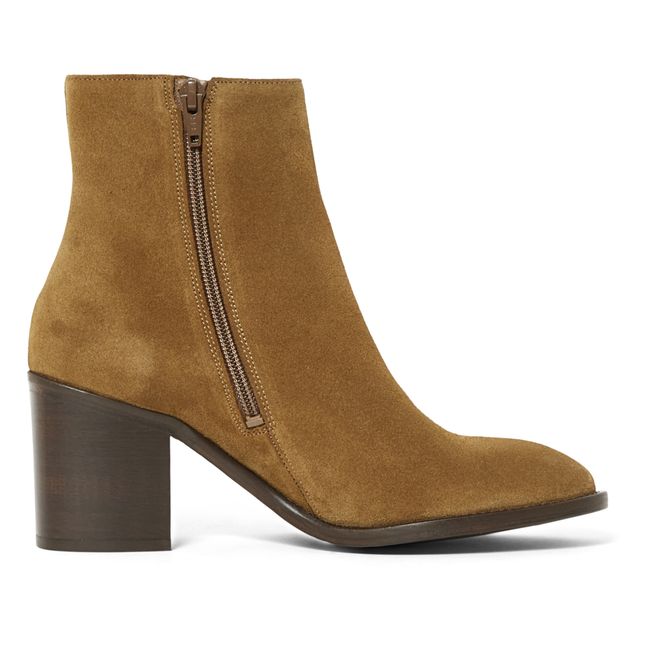 7477 Suede Boots Camel