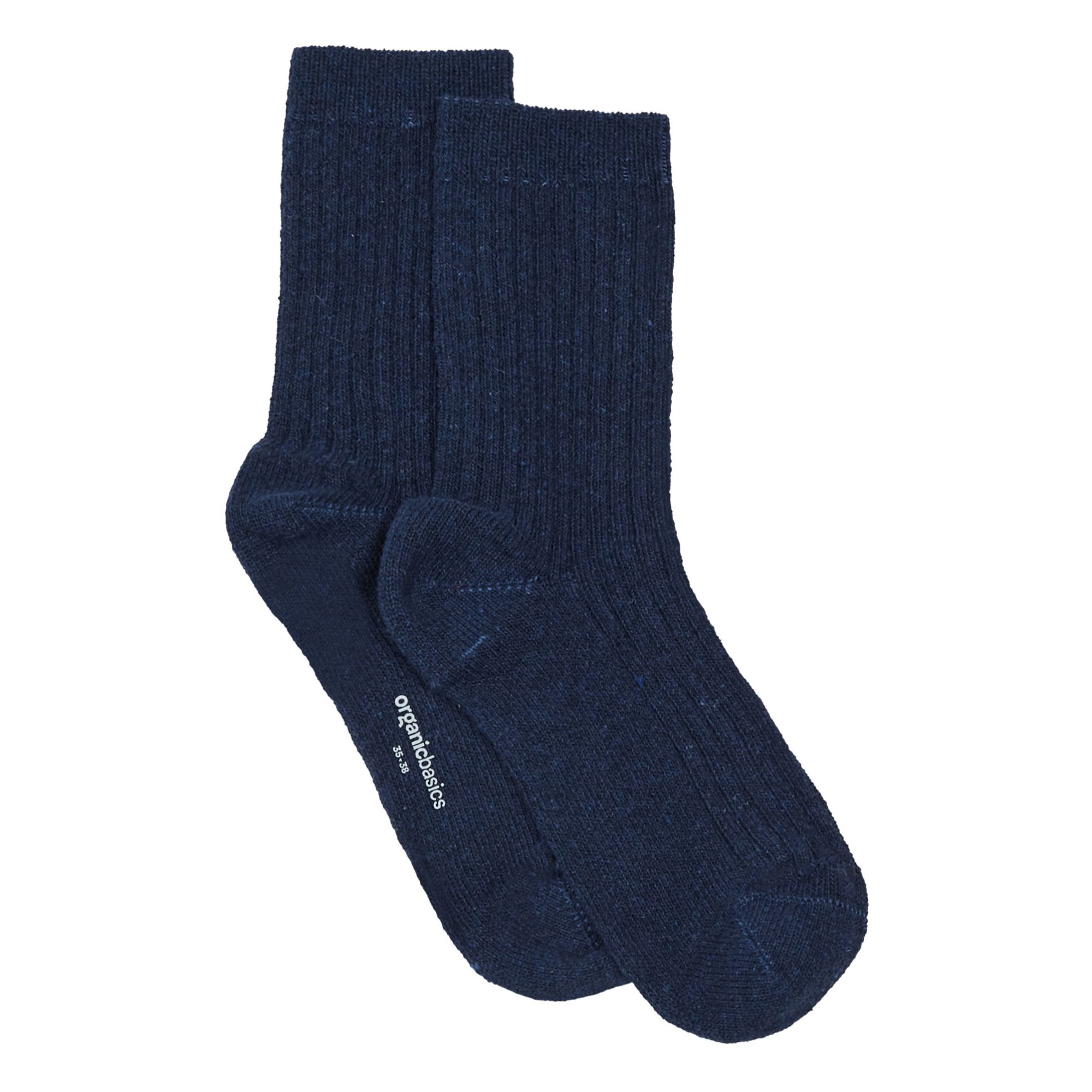 Organic Basics - Chaussettes Denim Recyclées - Femme - Noir