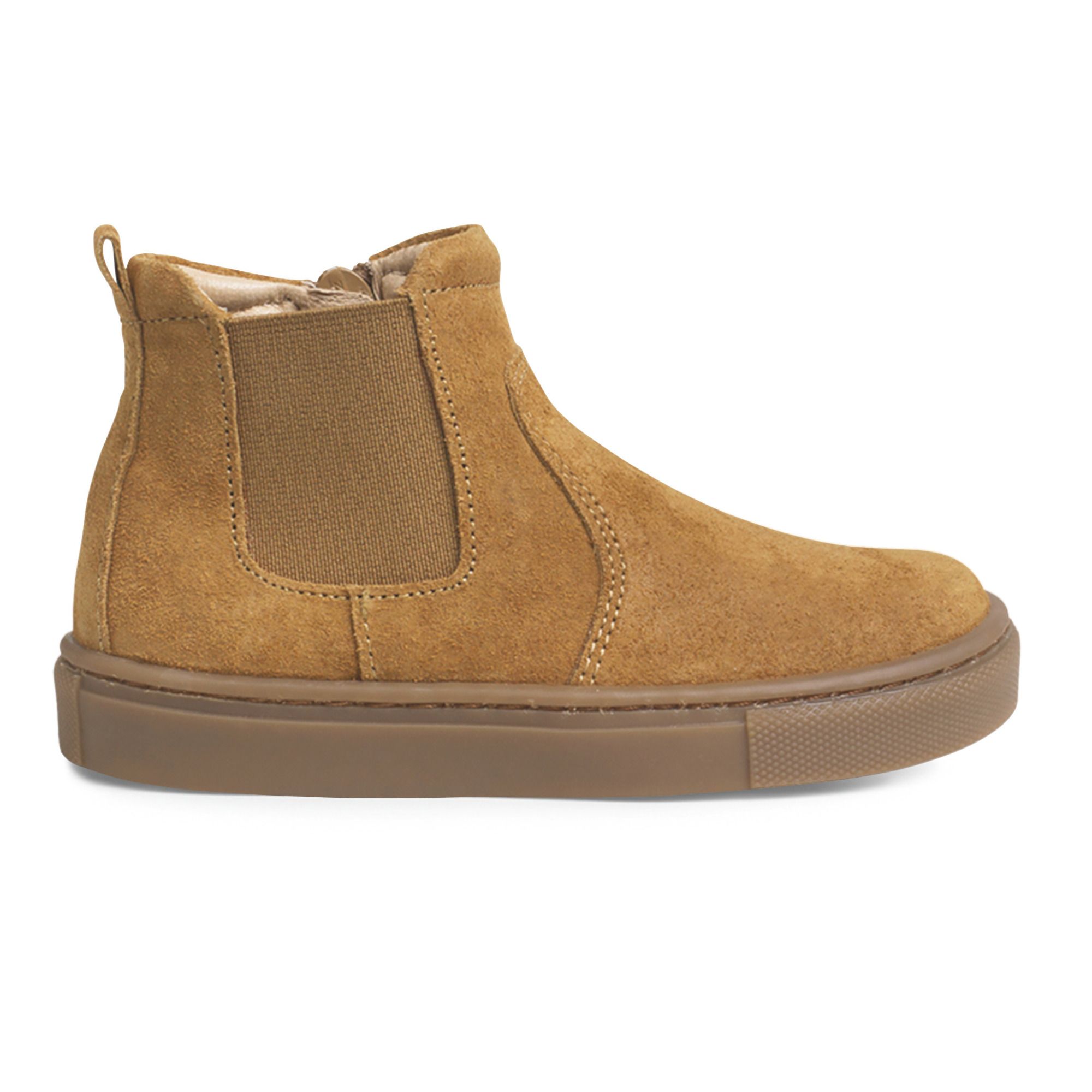 Petit Nord - Chelsea Boots Sporty Zip - Fille - Camel