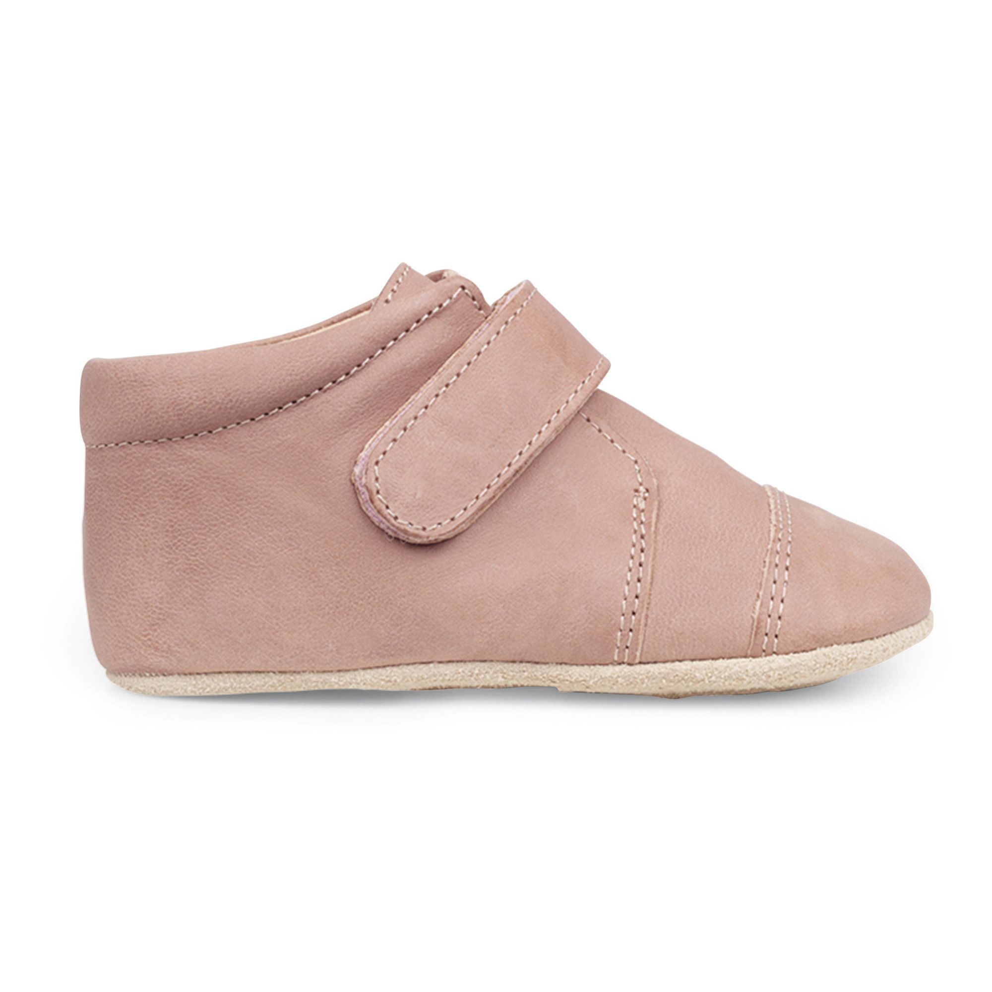 Petit Nord - Chaussons Scratch - Fille - Vieux Rose