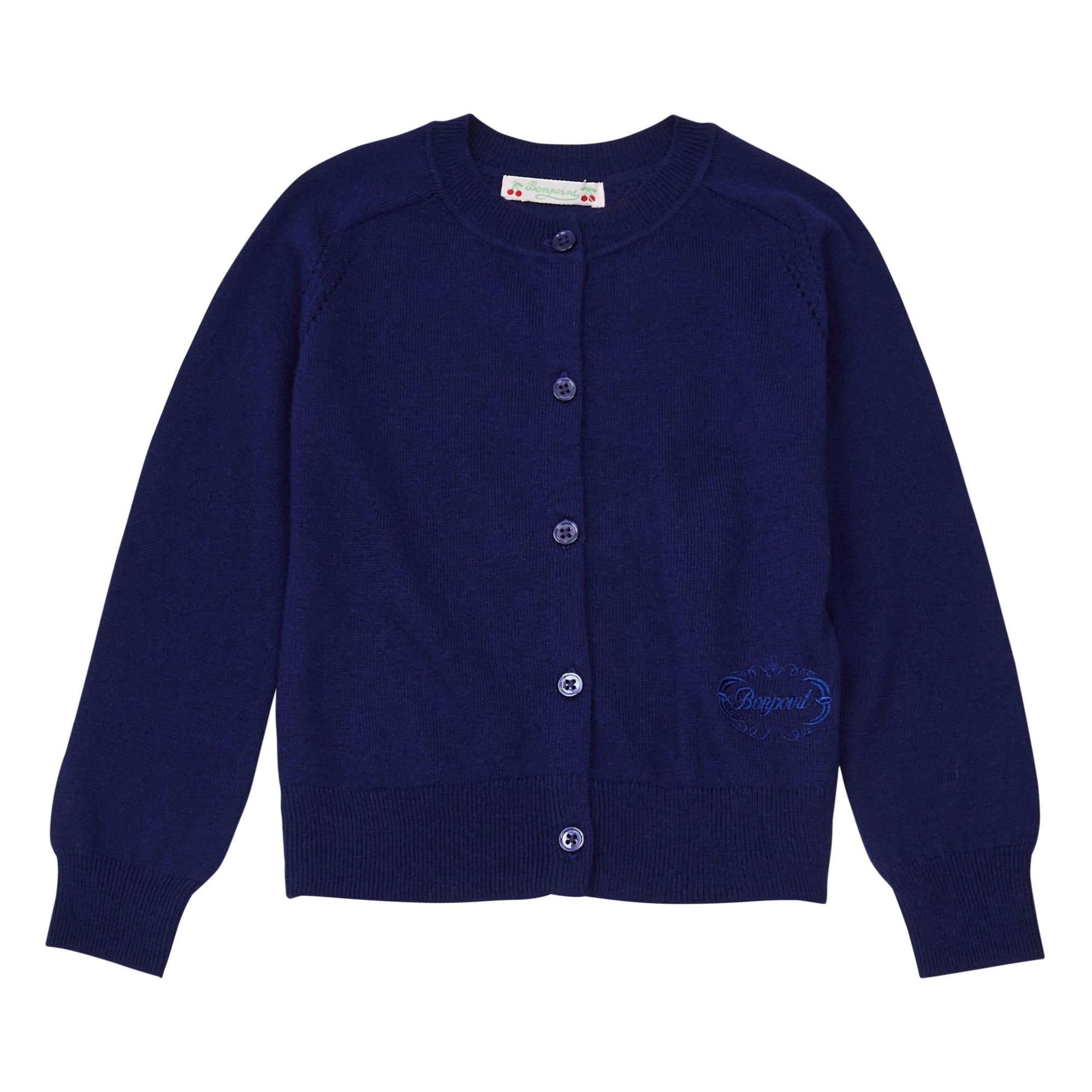 Bonpoint - Cardigan Coton et Laine Tabara - Fille - Bleu