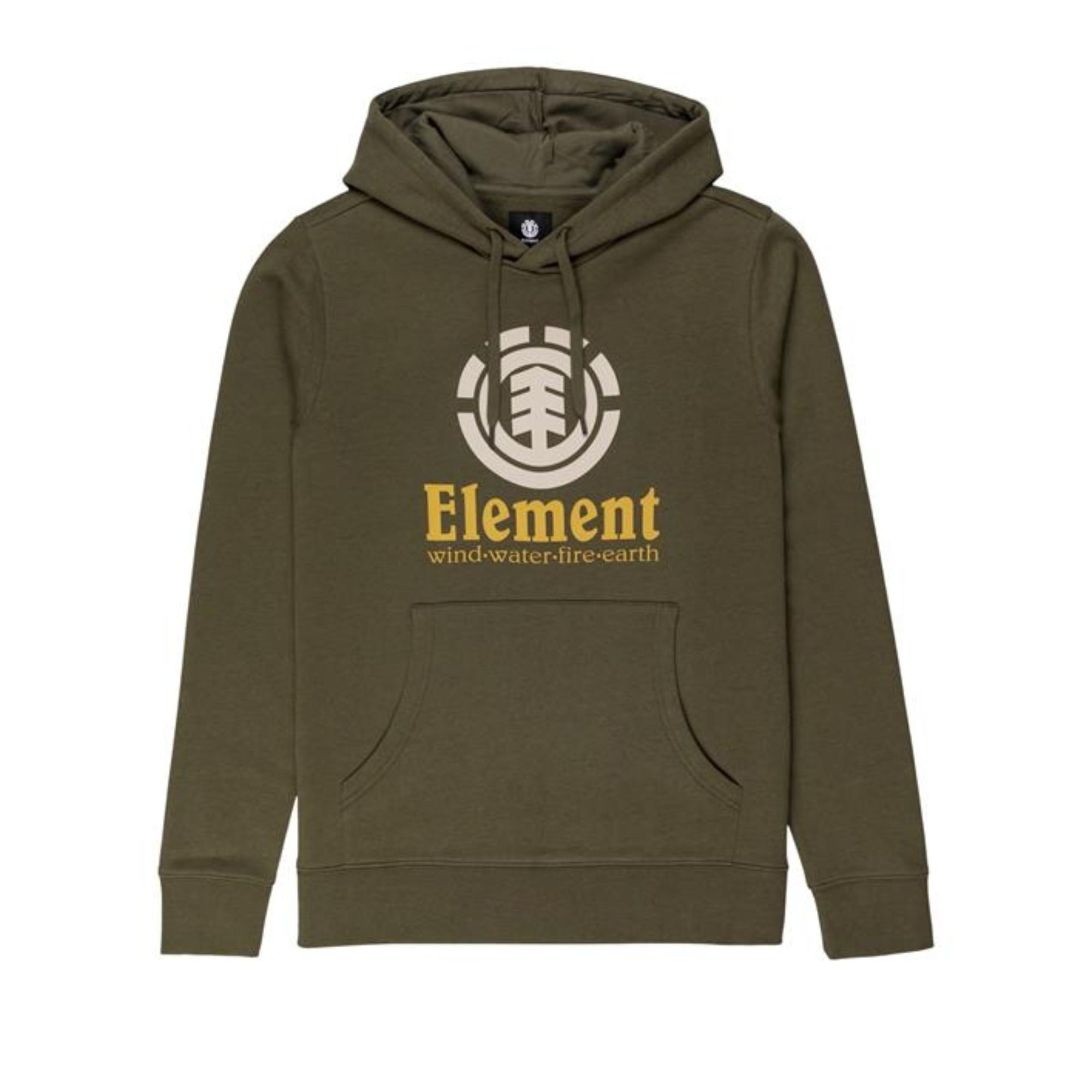 Element - Hoodie Vertical - Collection Homme - - Homme - Vert kaki