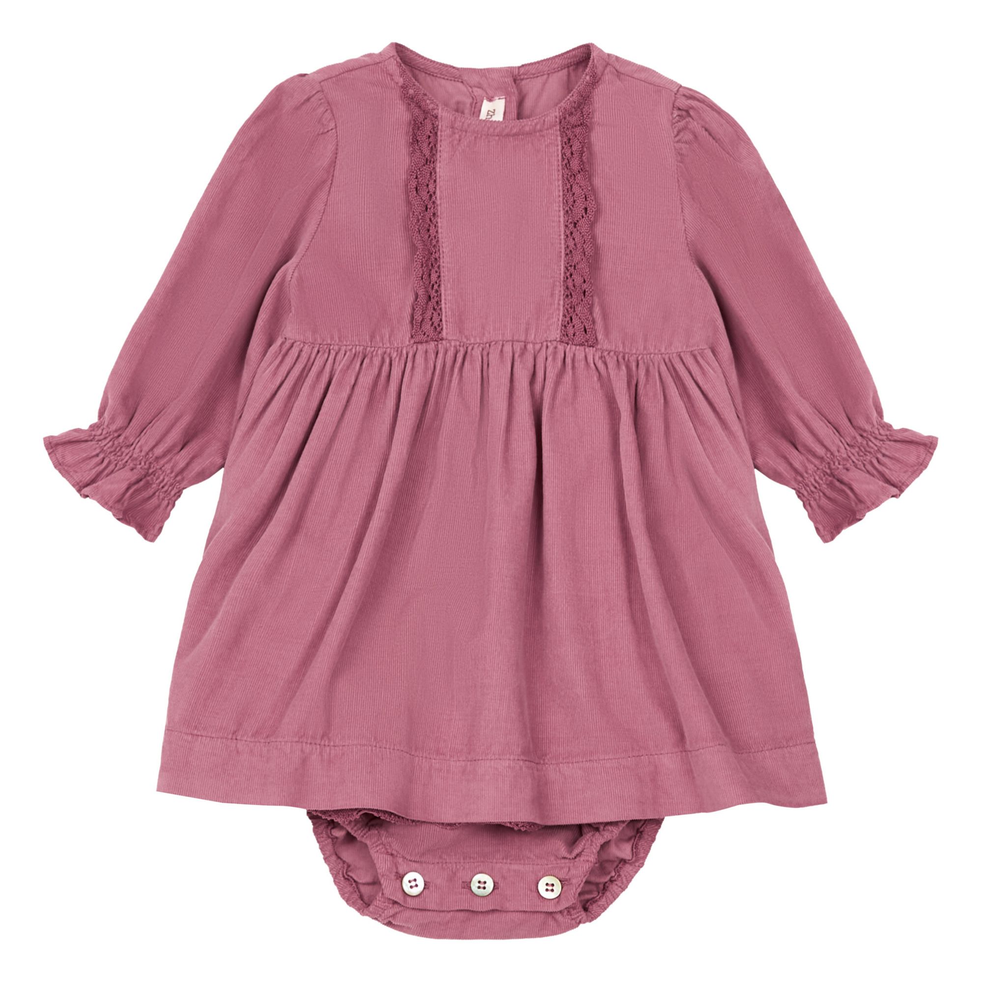 Zhoe & Tobiah - Robe Body Velours - Fille - Rose