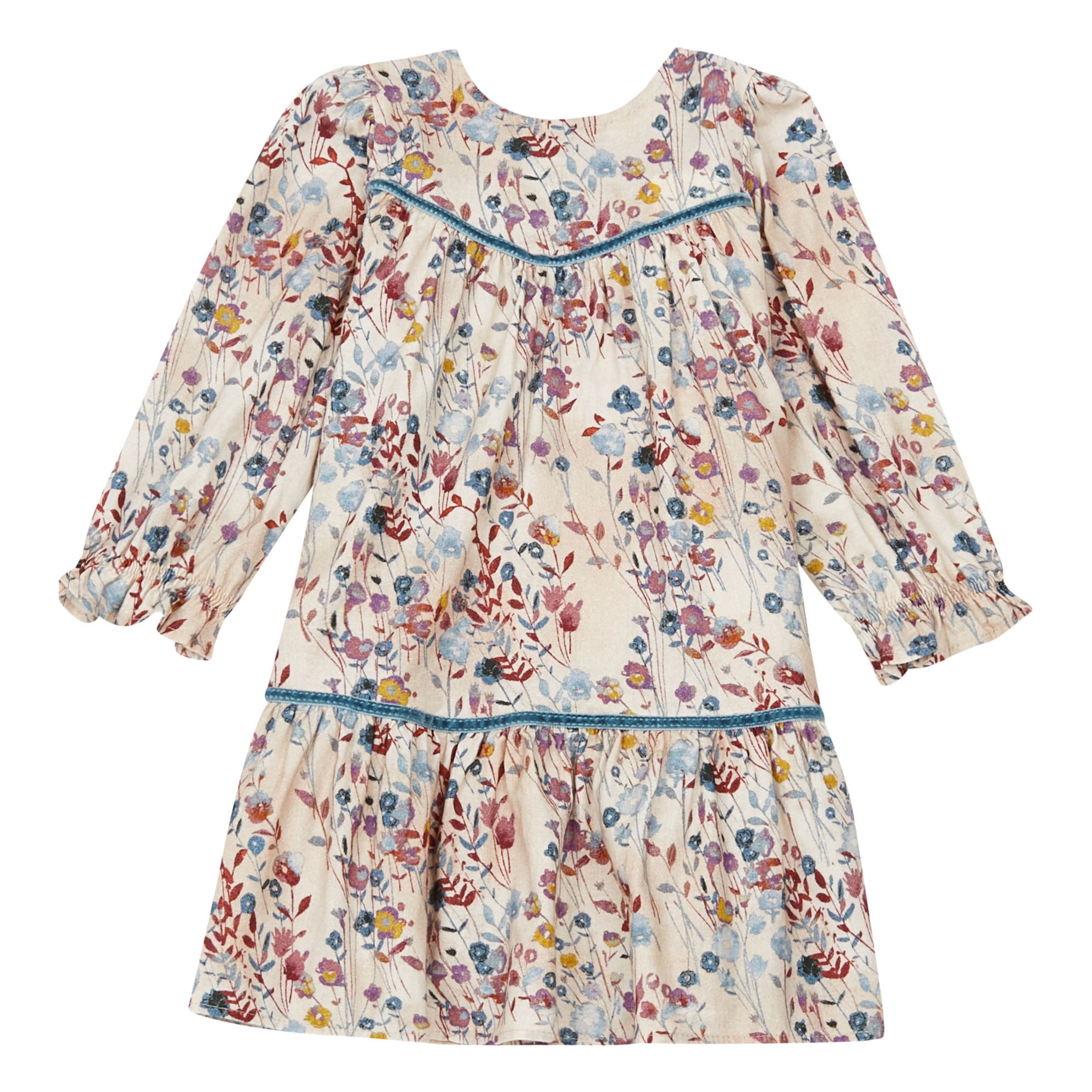 Zhoe & Tobiah - Robe Fleurie - Fille - Bleu