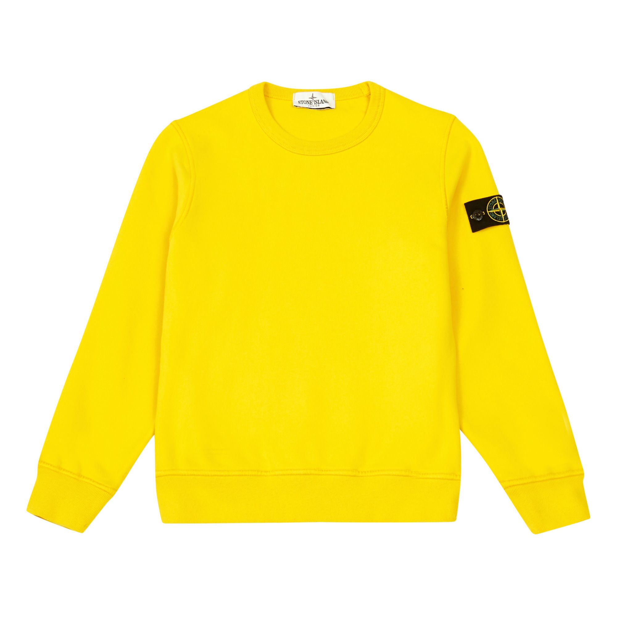Stone Island - Sweat Logo - Fille - Jaune