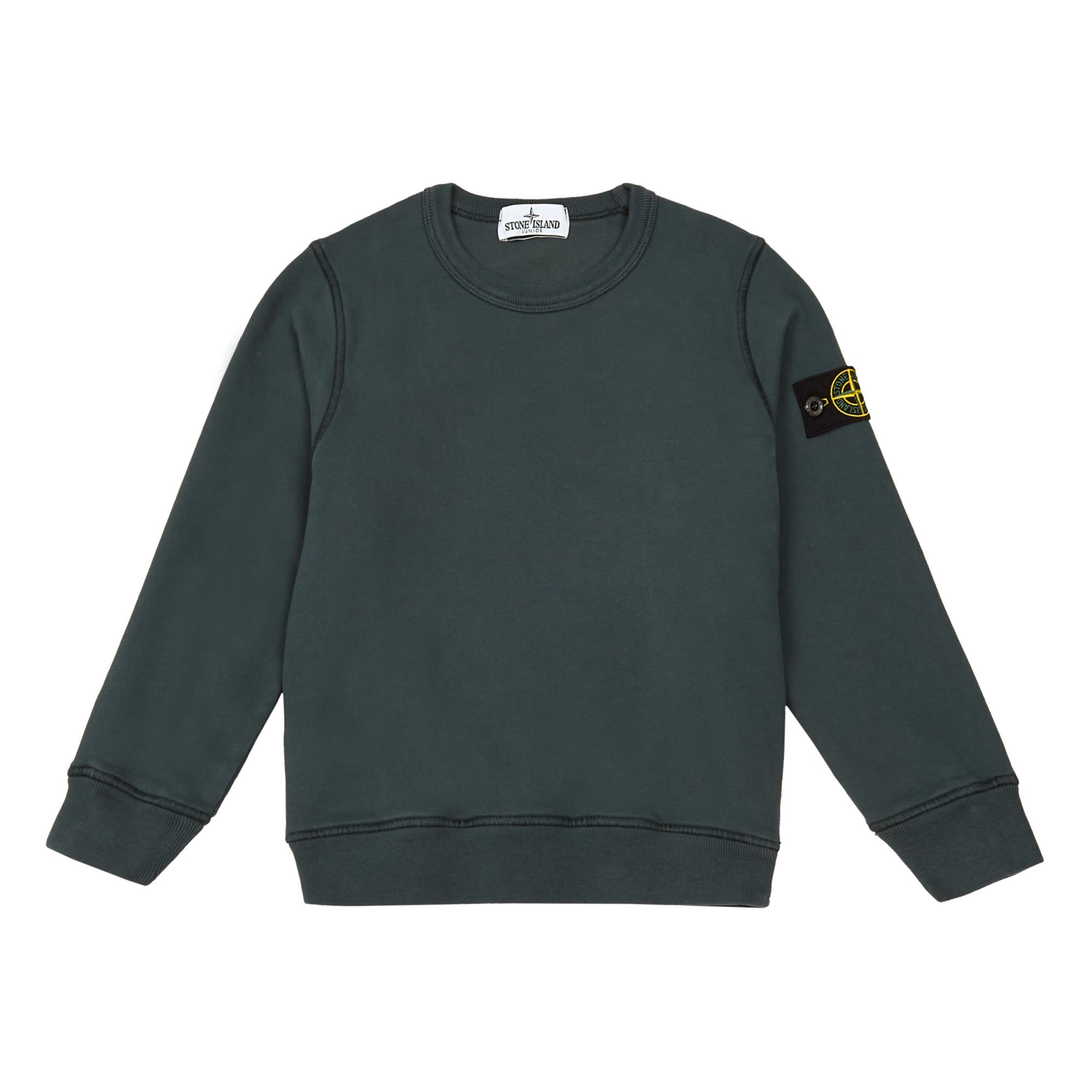 Stone Island - Sweat Logo - Fille - Bleu pétrole