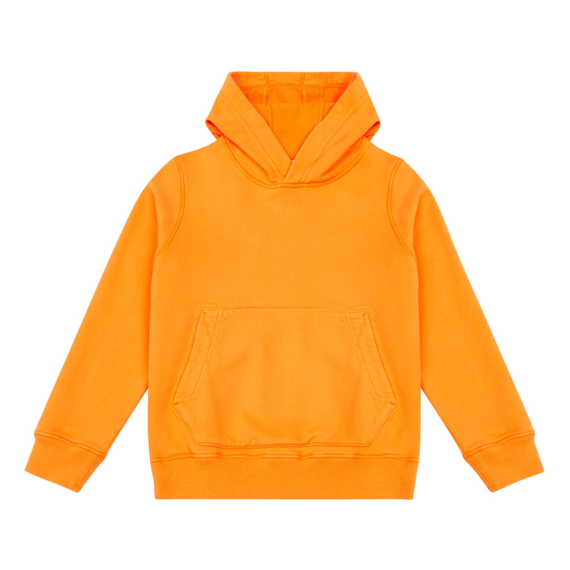 Stone Island - Hoodie Logo - Fille - Orange