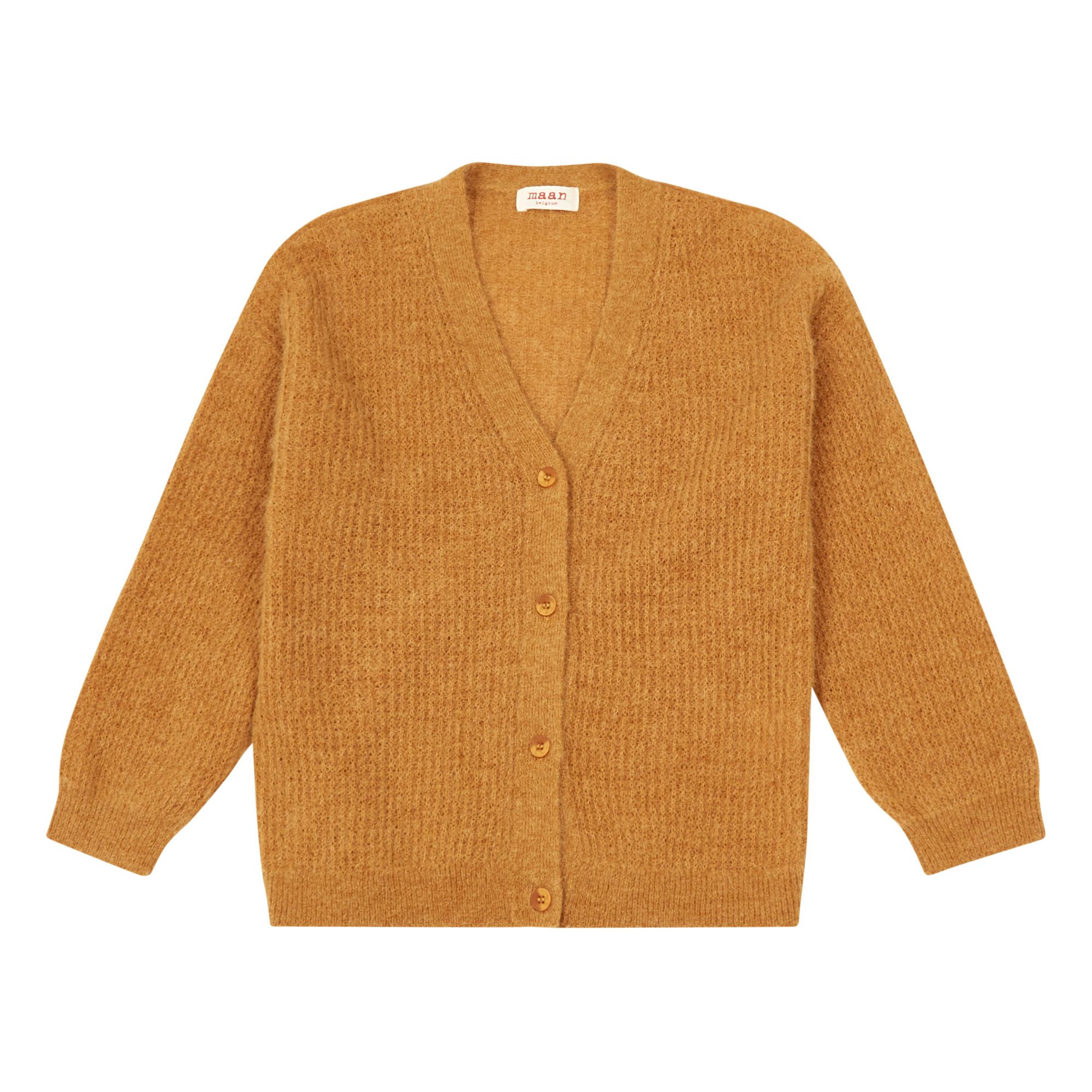 MAAN - Cardigan Vision Laine Alpaga - Fille - Caramel