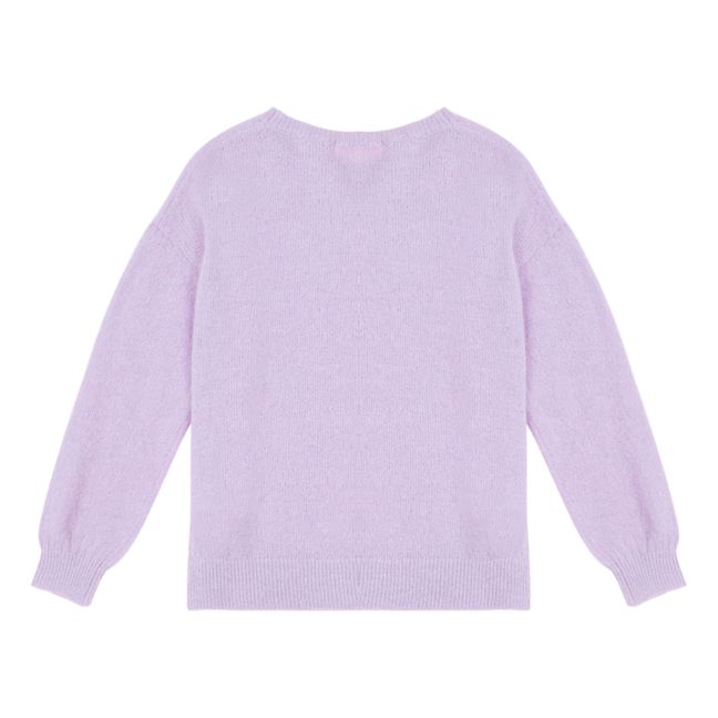 Pull Veil Laine Alpaga | Lilas