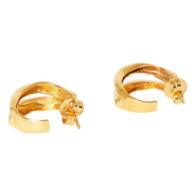 Mini Luna Hoop Earrings | Gold