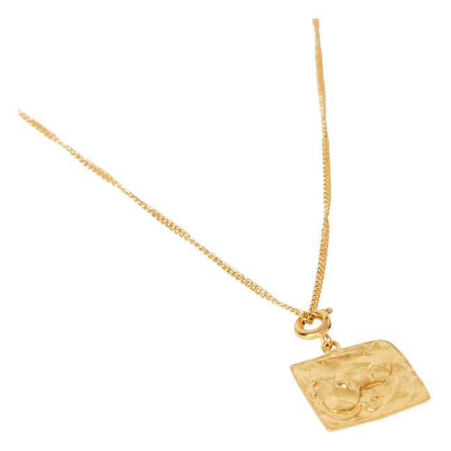 Nymphe Halskette Set mit 2 Charms | Gold