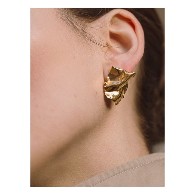 Flow Earrings Gold