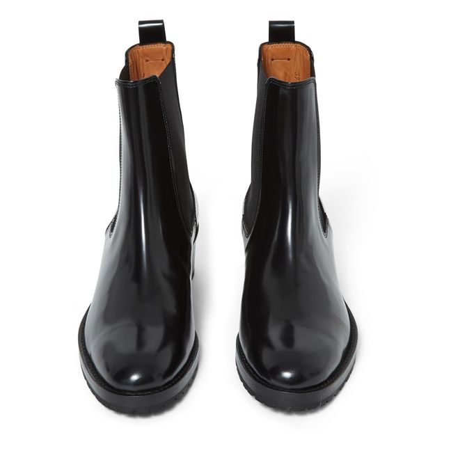 7456 Chelsea Leather Boots | Black