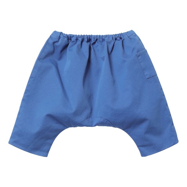 Pantaloncini in stile Sarouel, modello: Igem Blu acqua