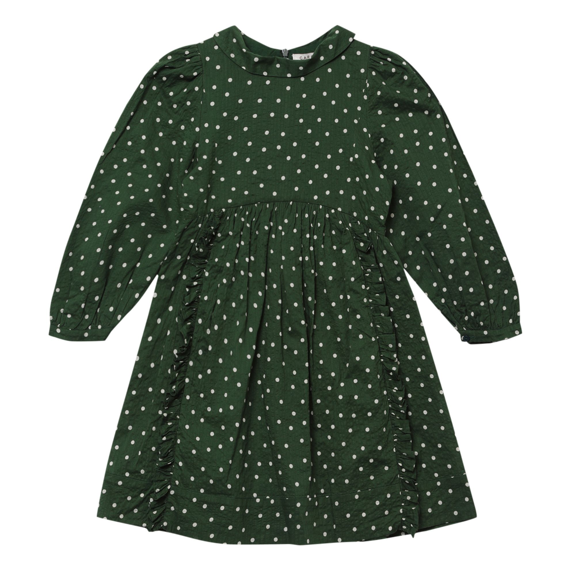 Earth Dress Green Caramel Fashion Children