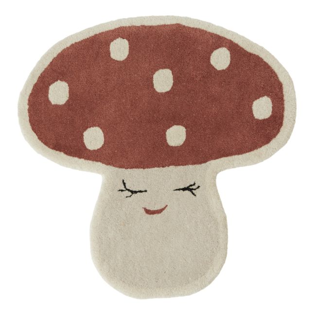 Malle Mushroom Rug | Red
