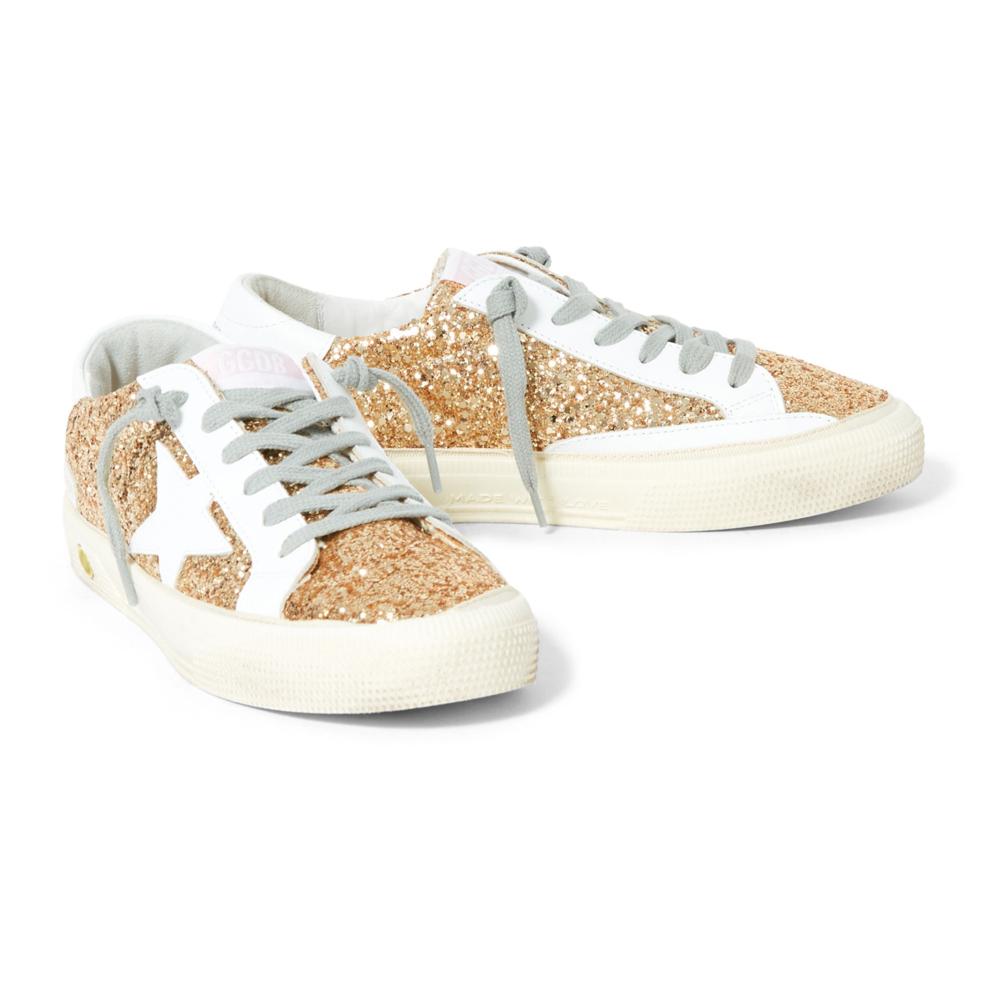 May Glitter Sneakers Gold- Product image n°1