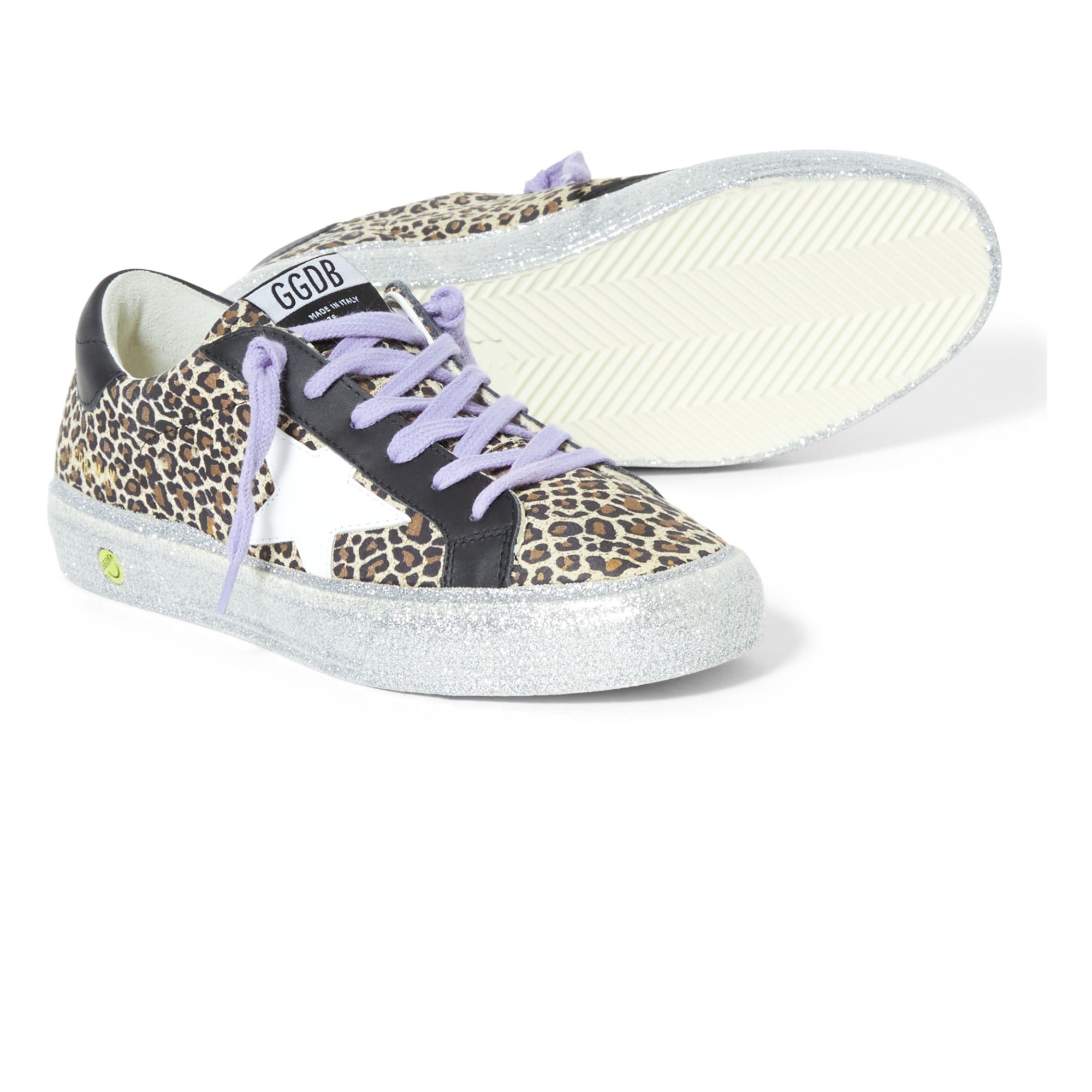 May Leopard-Print Sneakers Brown- Product image n°4