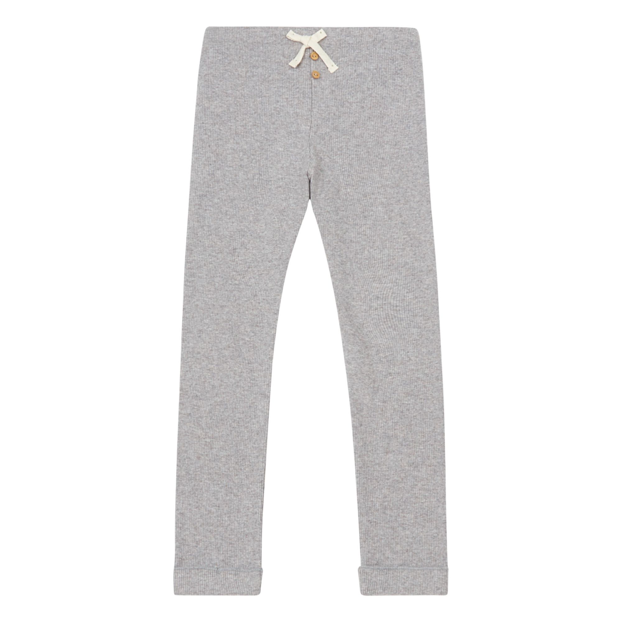Buho - Legging Coton Recyclé - Fille - Gris clair