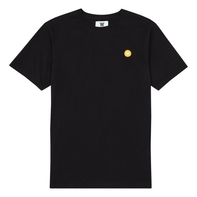T-shirt, modello: Ace, in cotone bio - Collezione Adulti - Nero