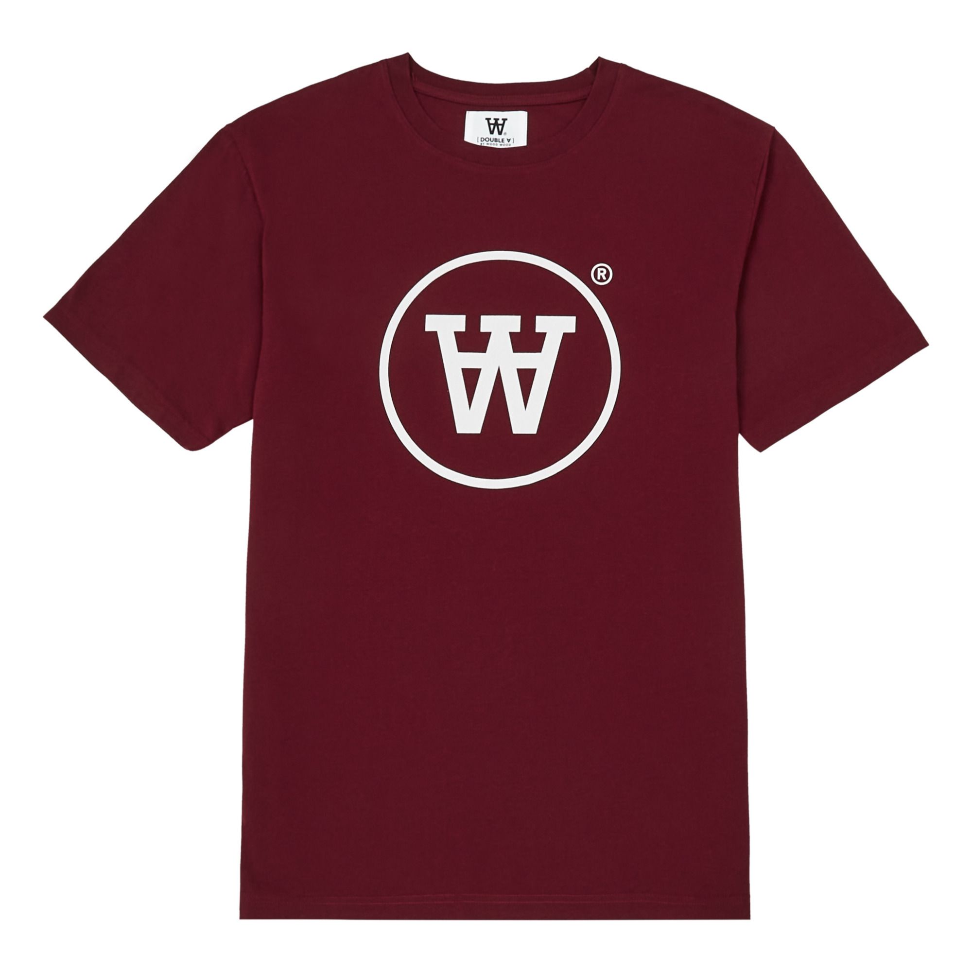 Wood Wood - T-shirt Ace Logo Coton Bio - Collection Adulte - - Homme - Rouge