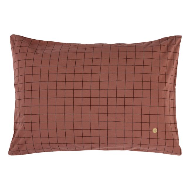 Oscar Organic Cotton Pillowcase Rust