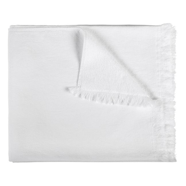 Asciugamano da bagno, in cotone bio, modello: Luna | Bianco