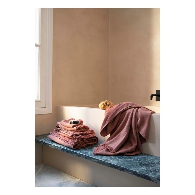 Asciugamano da bagno, in cotone bio, modello: Luna | Ruggine