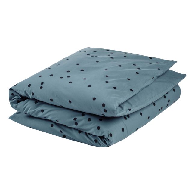 Bettbezug Odette aus Bio-Baumwolle | Graublau